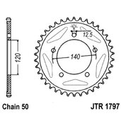 Reťazová rozeta JT JTR 1797-41 41T, 530